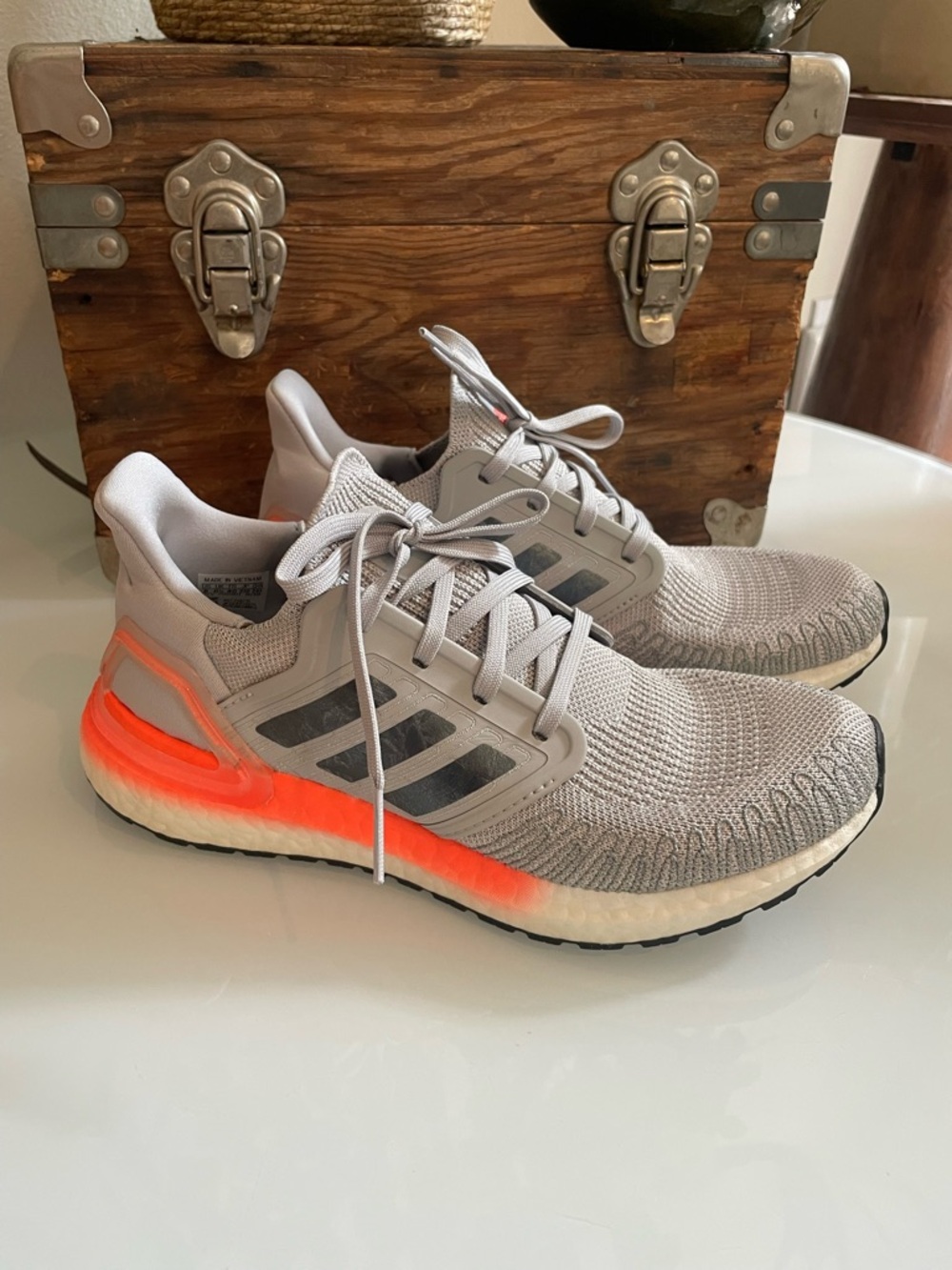 adidas ultra boost 20 Prime Blue Running Shoes